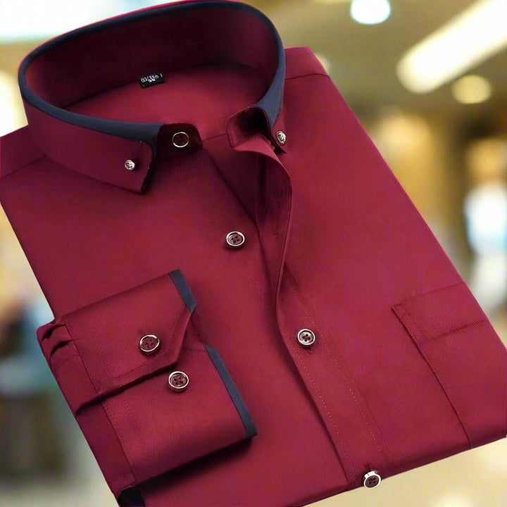 Men’s Classic Long Sleeve Button Down Shirt