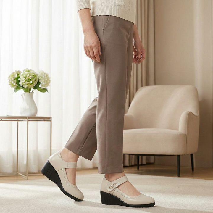 Women’s Elegant Mid Heel Comfort Pumps