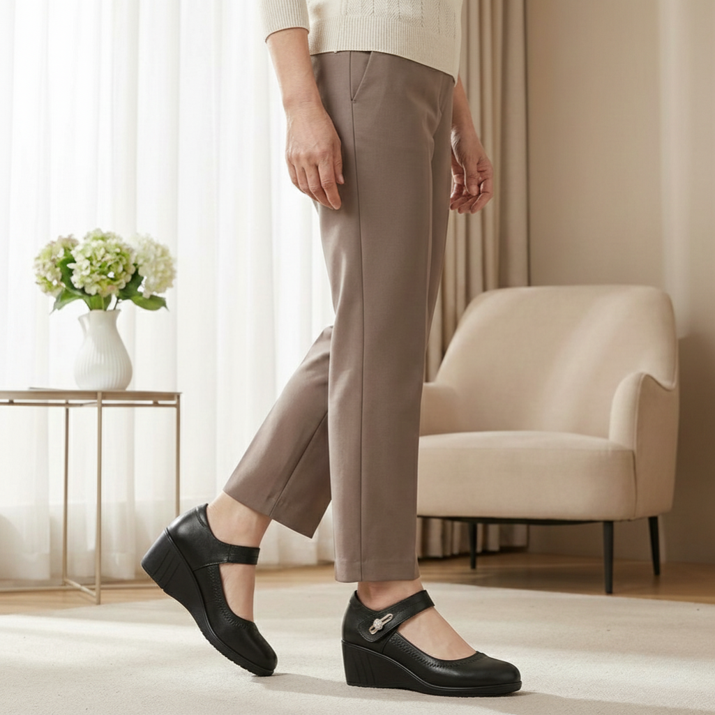 Women’s Elegant Mid Heel Comfort Pumps