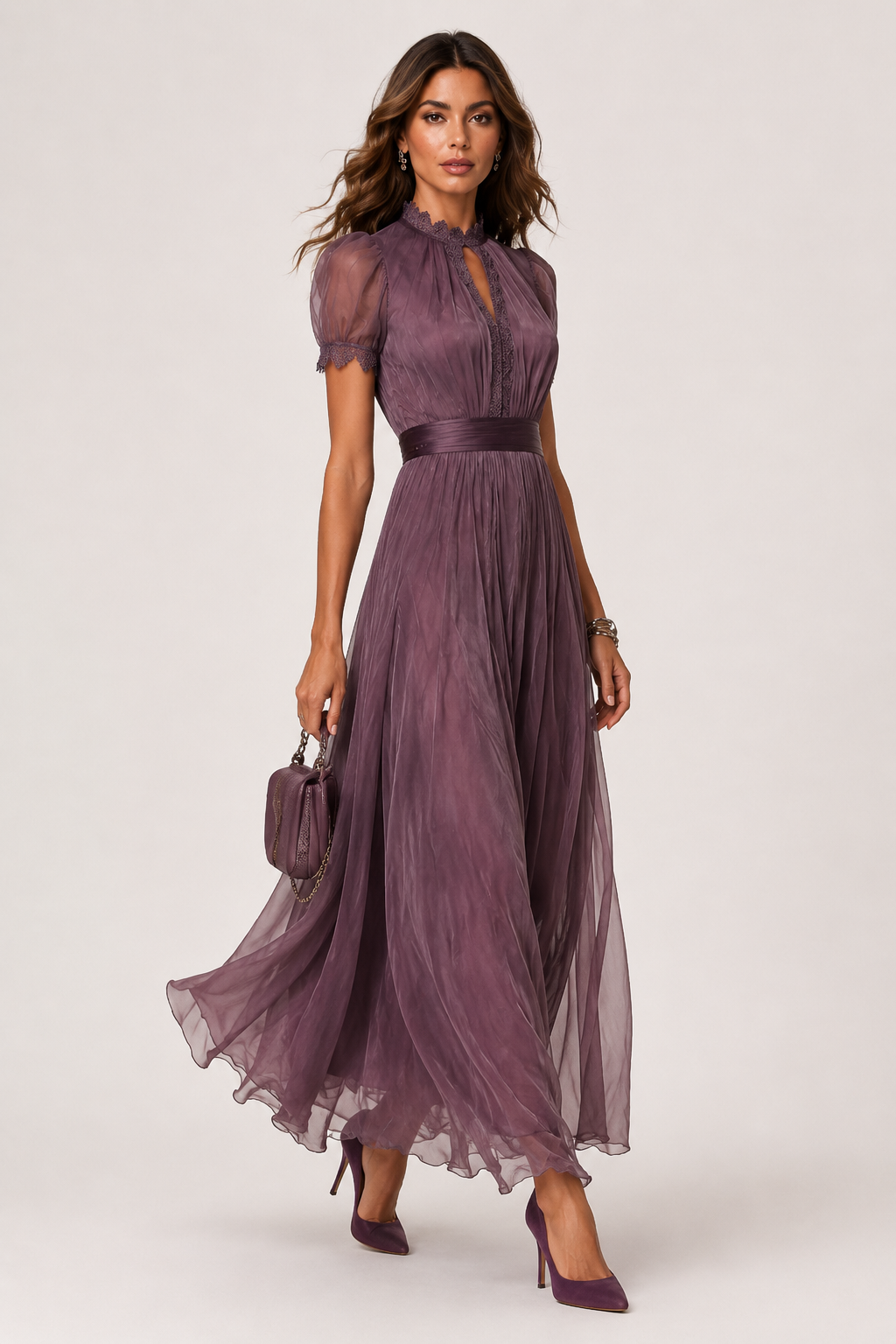 Women’s Flowy Formal Evening Maxi Dress