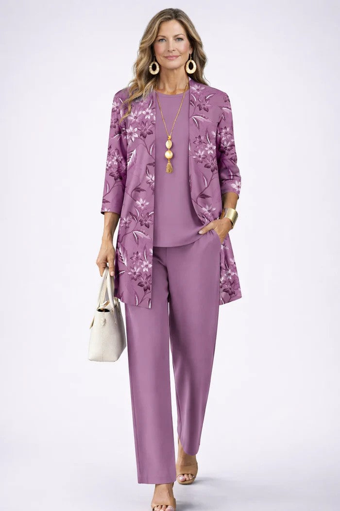 Women’s 3-Piece Tailored Pantsuit Set