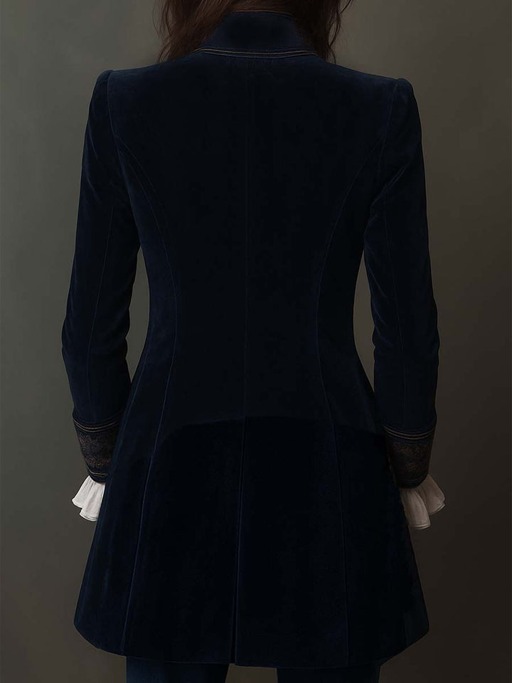 Women’s Vintage Embroidered Longline Jacket