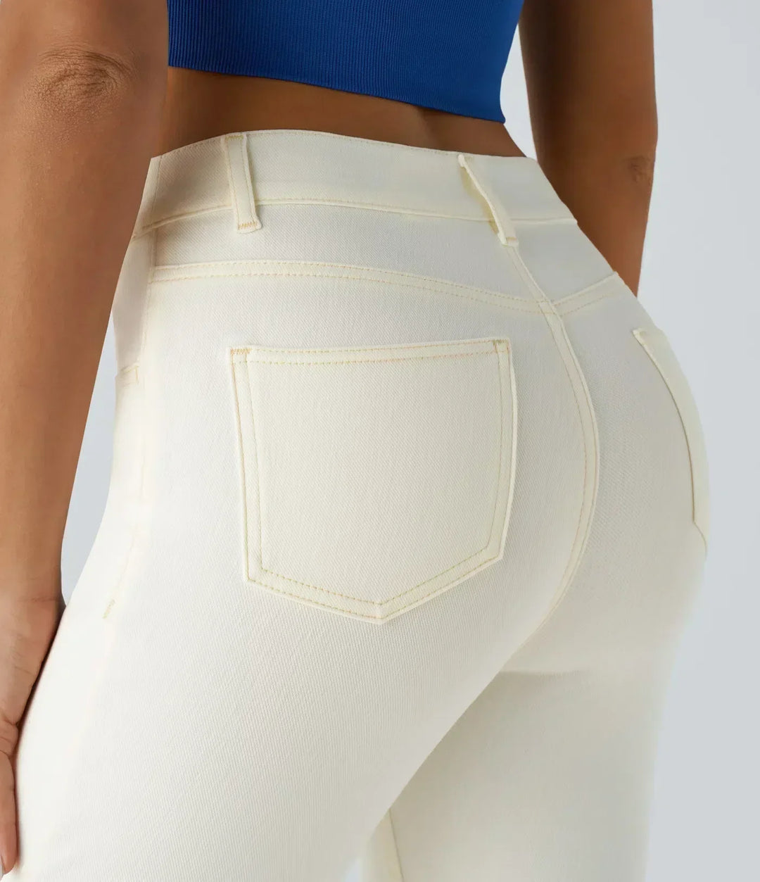 Women’s High Waisted Stretch Pull On Pants