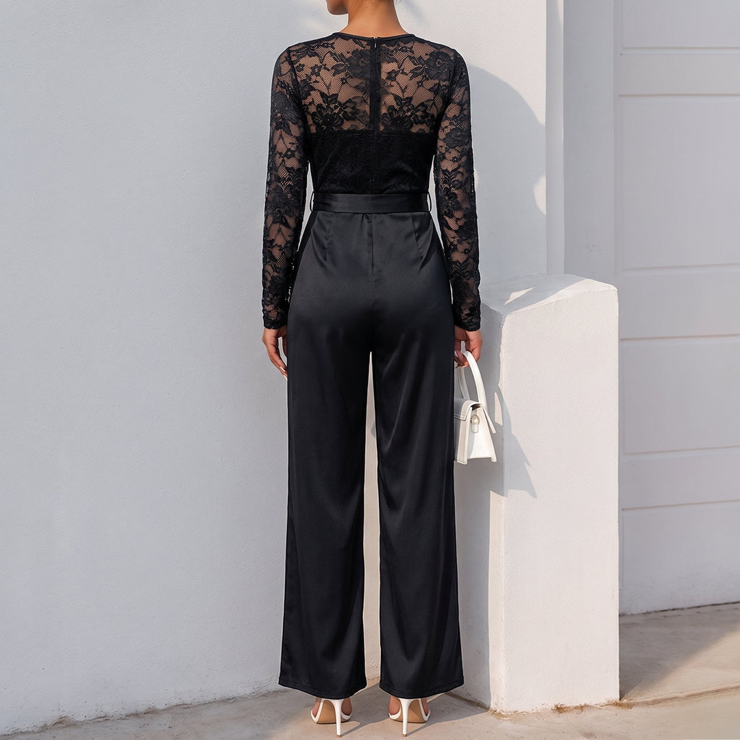 Women’s Bell-Sleeve Wide-Leg Jumpsuit
