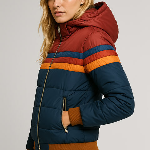 Women’s Lightweight Hooded Zip Up Windbreaker Jacket