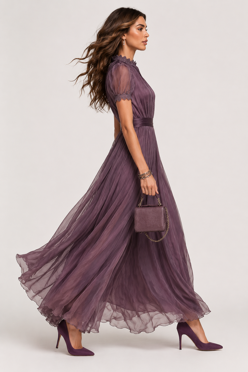Women’s Flowy Formal Evening Maxi Dress