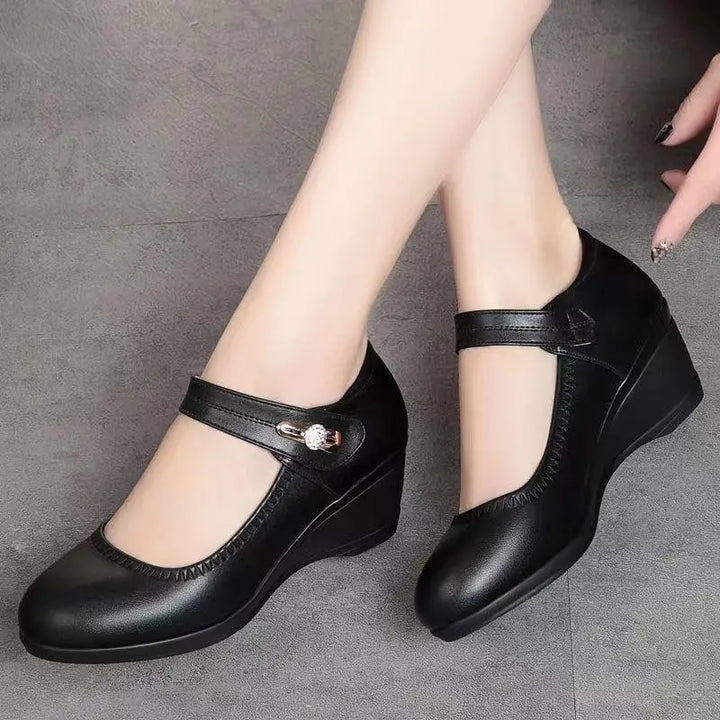 Women’s Elegant Mid Heel Comfort Pumps