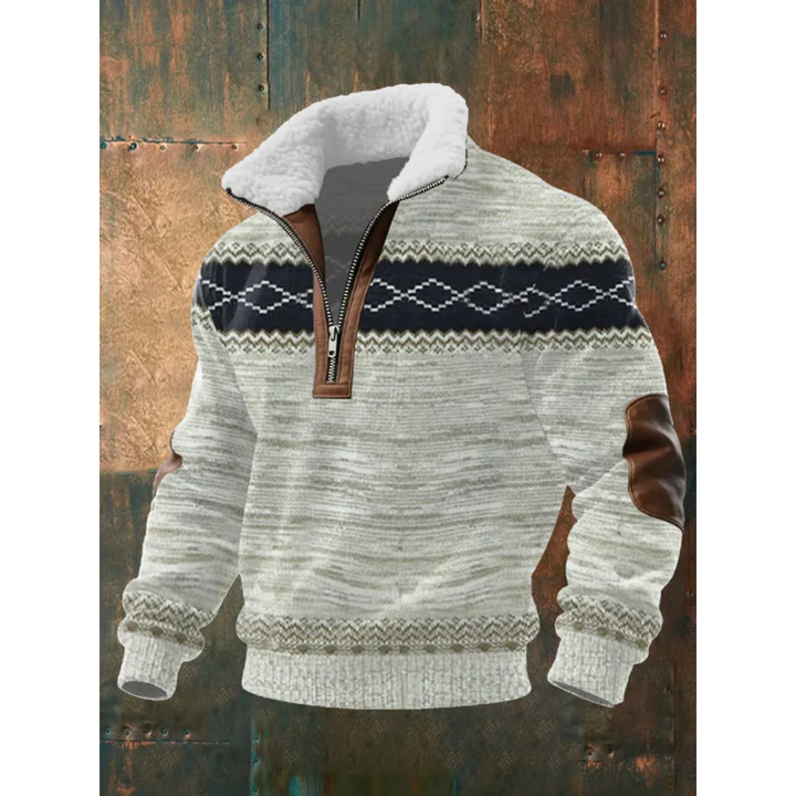 Men’s Half Zip Turtleneck Pullover Sweater