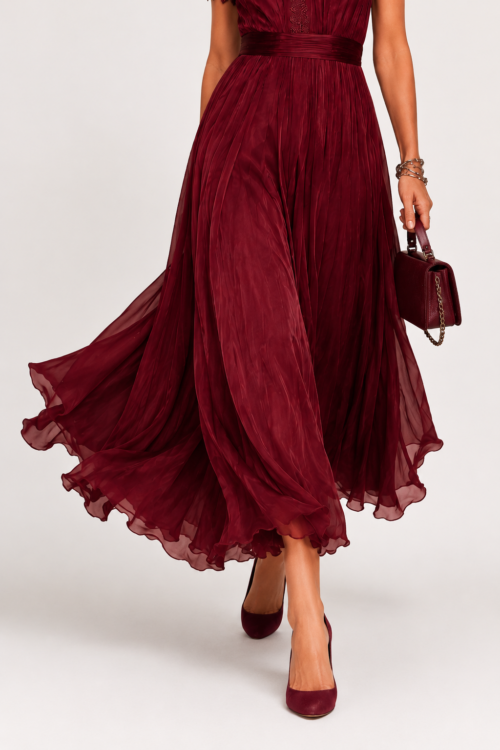 Women’s Elegant Flowy Maxi Dress