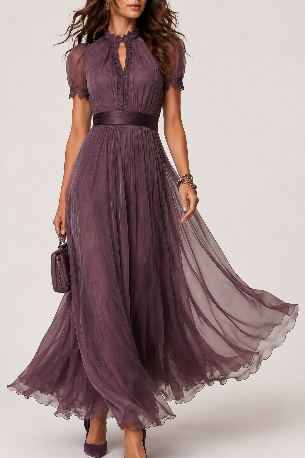 Women’s Flowy Formal Evening Maxi Dress