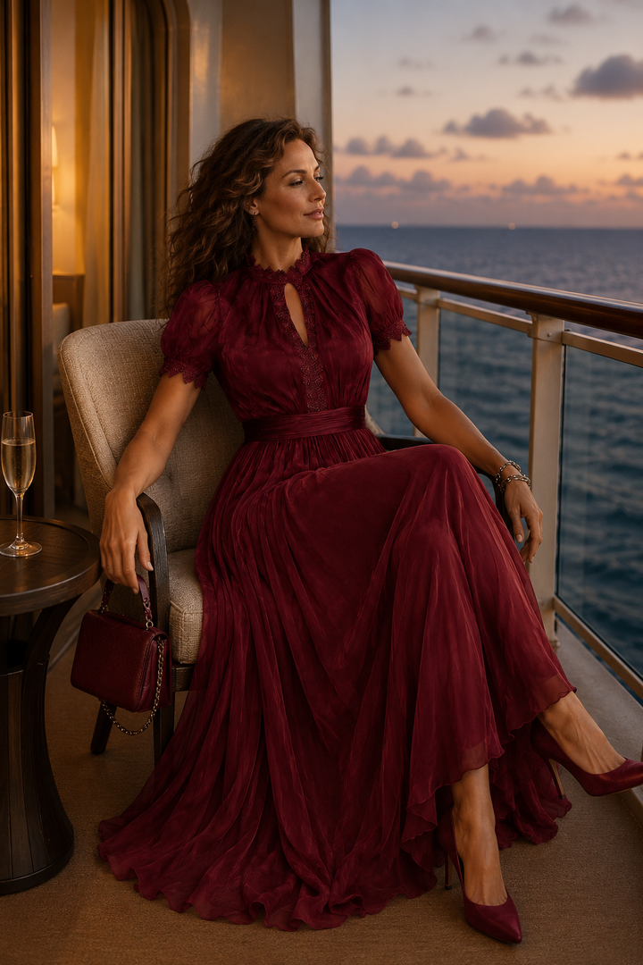 Women’s Elegant Flowy Maxi Dress