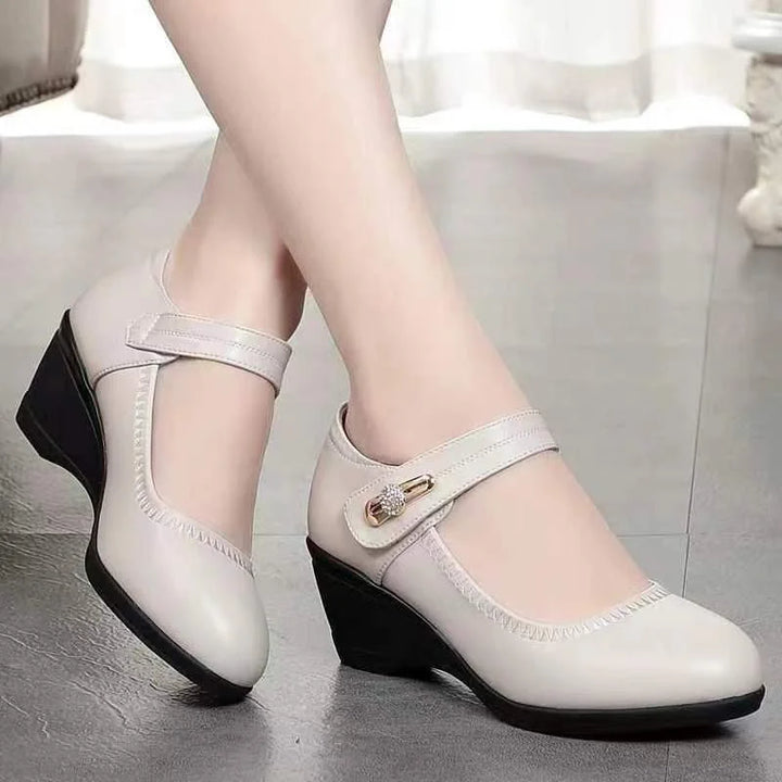 Women’s Elegant Mid Heel Comfort Pumps
