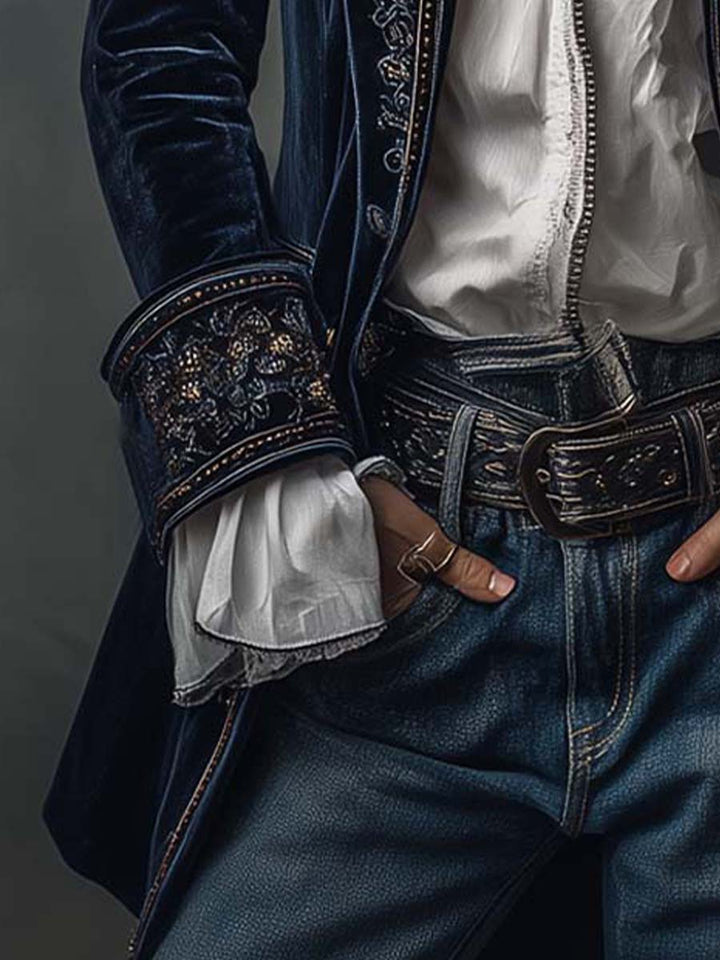 Women’s Vintage Embroidered Longline Jacket