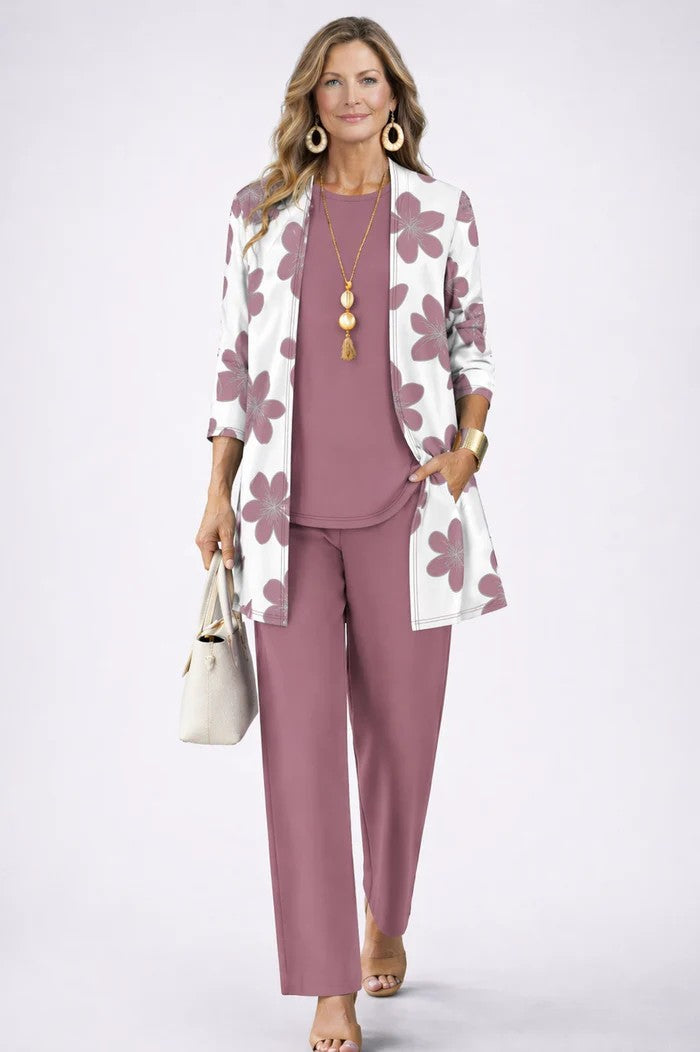 Women’s 3-Piece Tailored Pantsuit Set