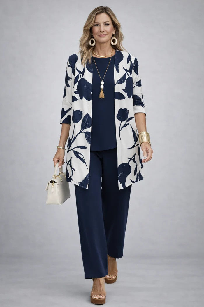 Women’s 3-Piece Tailored Pantsuit Set