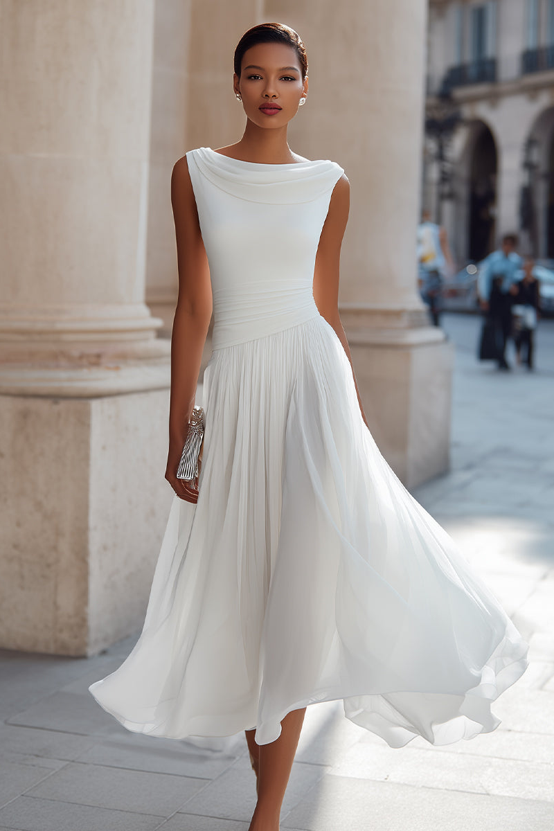 Women’s Elegant Midi Evening Dress