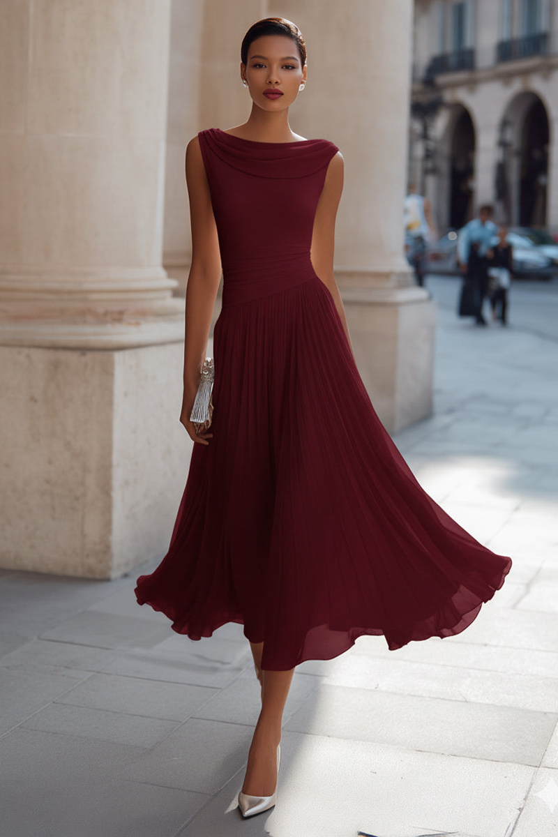 Women’s Elegant Midi Evening Dress
