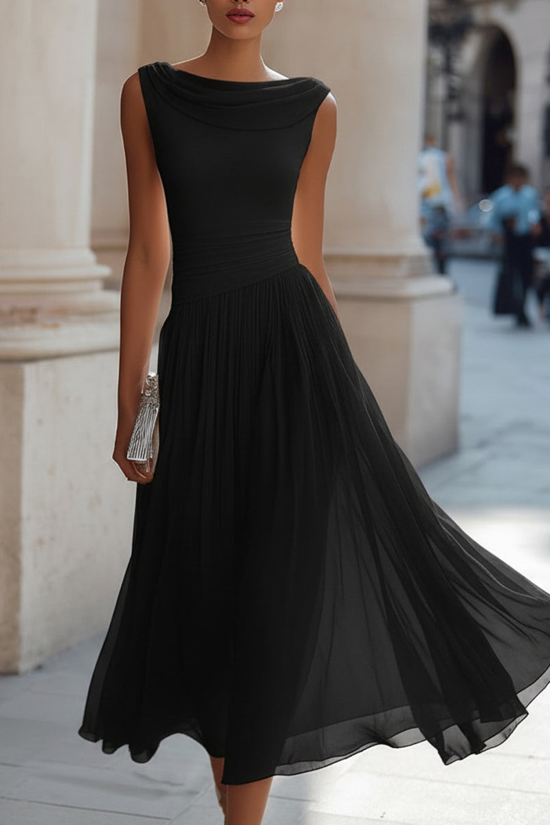 Women’s Elegant Midi Evening Dress
