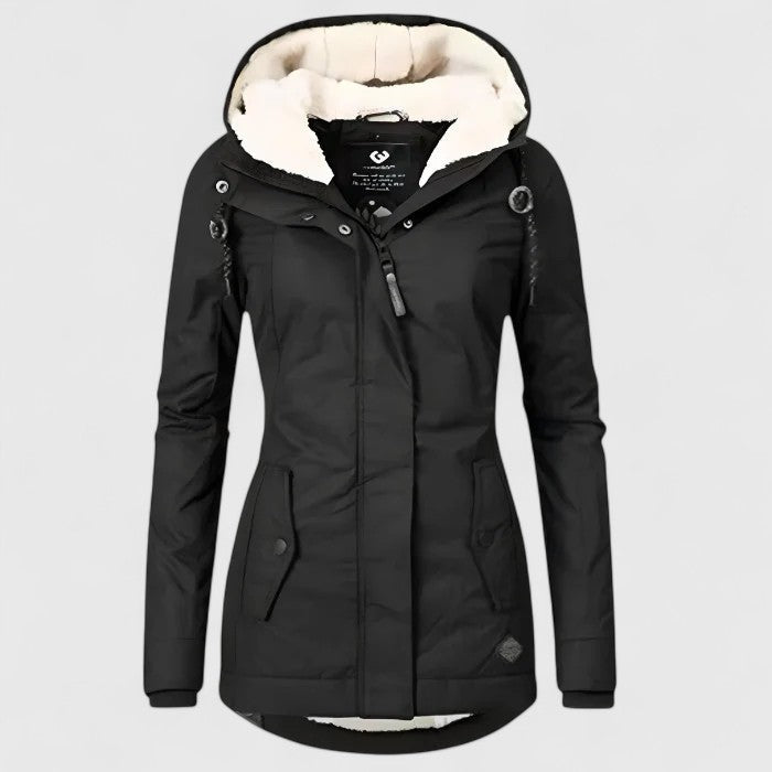 Women’s Lightweight Hooded Packable Rain Jacket