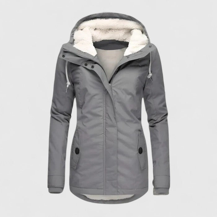 Women’s Lightweight Hooded Packable Rain Jacket