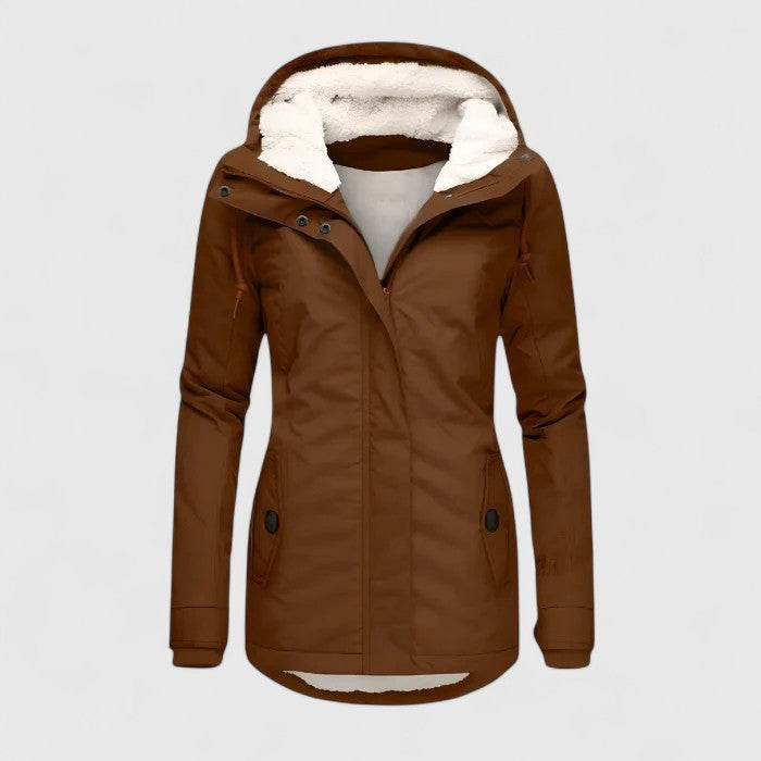 Women’s Lightweight Hooded Packable Rain Jacket