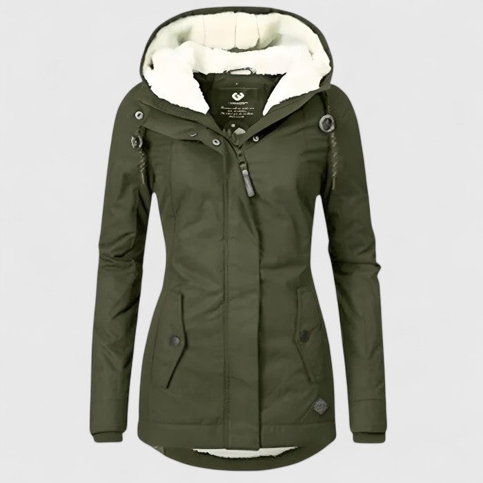 Women’s Lightweight Hooded Packable Rain Jacket