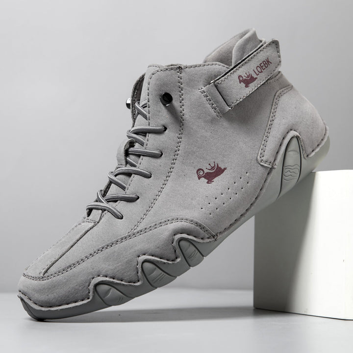 Men’s High Top Octopus Print Lace Up Boots