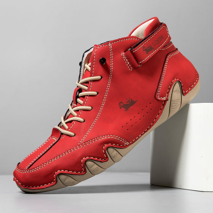 Men’s High Top Octopus Print Lace Up Boots