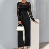 Women’s Bell-Sleeve Wide-Leg Jumpsuit