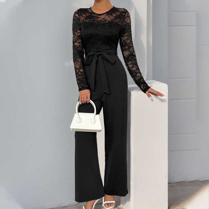 Women’s Bell-Sleeve Wide-Leg Jumpsuit