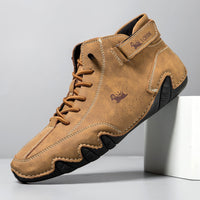 Men’s High Top Octopus Print Lace Up Boots