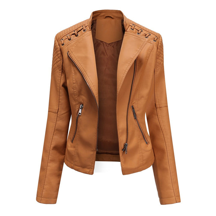 Women’s Quilted Asymmetrical Moto Jacket