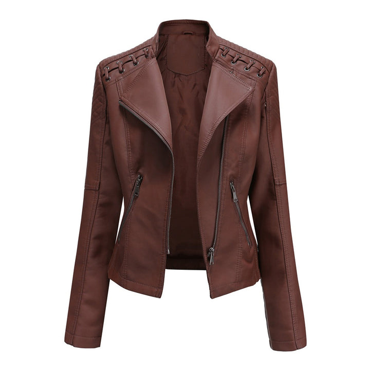 Women’s Quilted Asymmetrical Moto Jacket