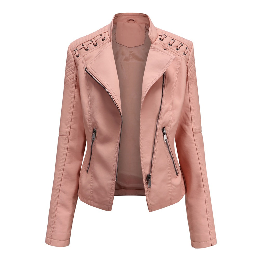 Women’s Quilted Asymmetrical Moto Jacket