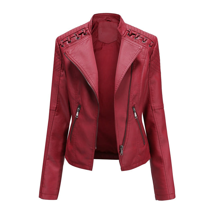 Women’s Quilted Asymmetrical Moto Jacket