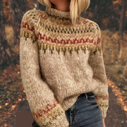 Women’s Fair Isle Knit Pullover Sweater