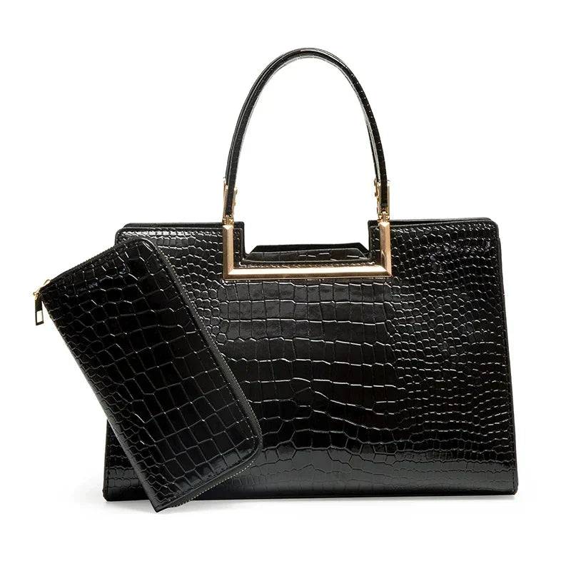 Women’s Elegant Matching Purse And Wallet Set