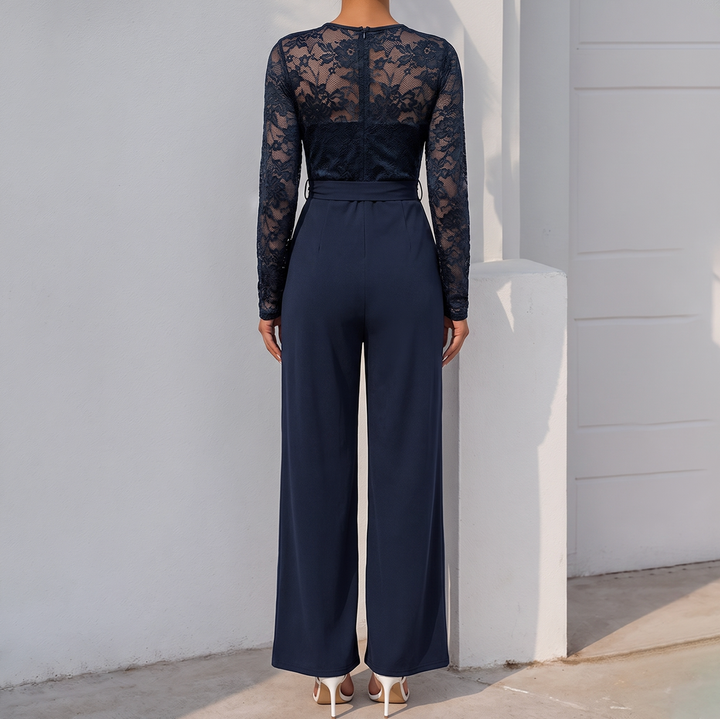 Women’s Bell-Sleeve Wide-Leg Jumpsuit