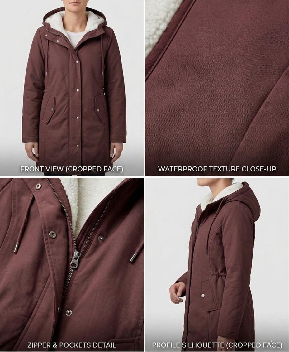 Women’s Hooded Insulated Winter Coat