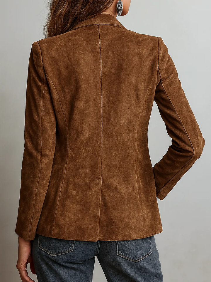 Women’s Vintage Brown Tailored Blazer