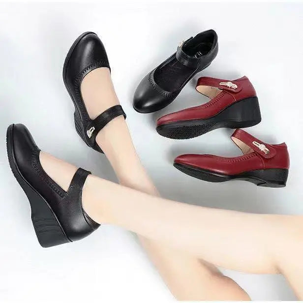 Women’s Elegant Mid Heel Comfort Pumps
