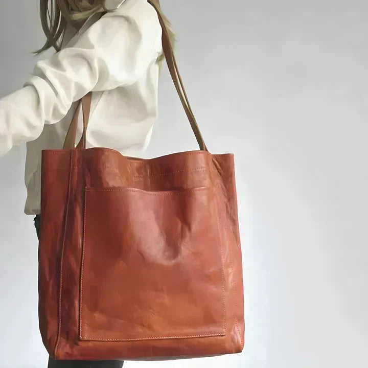 Women’s Large Vegan Work Tote Bag