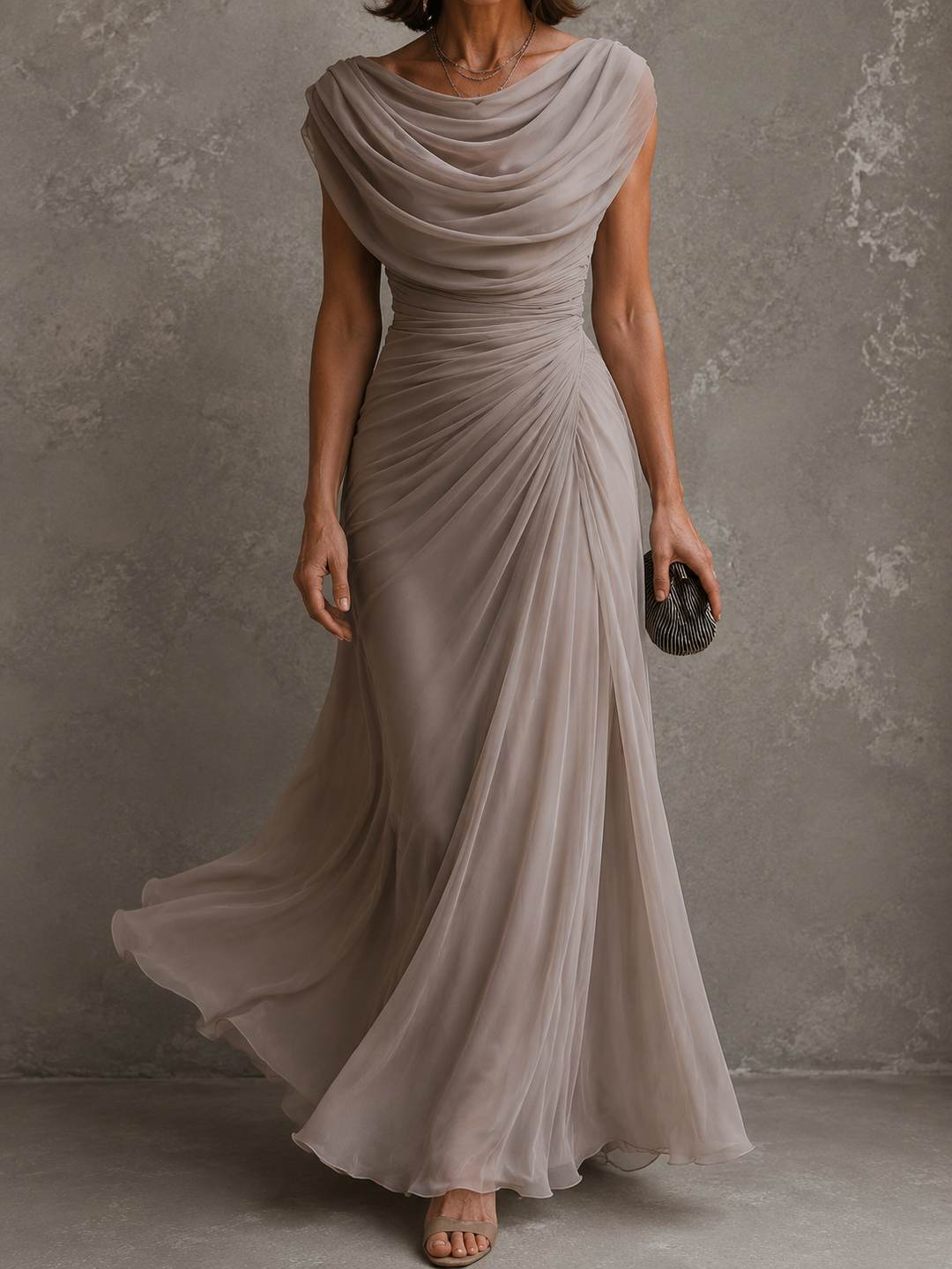 Women’s Elegant Flowy Maxi Dress