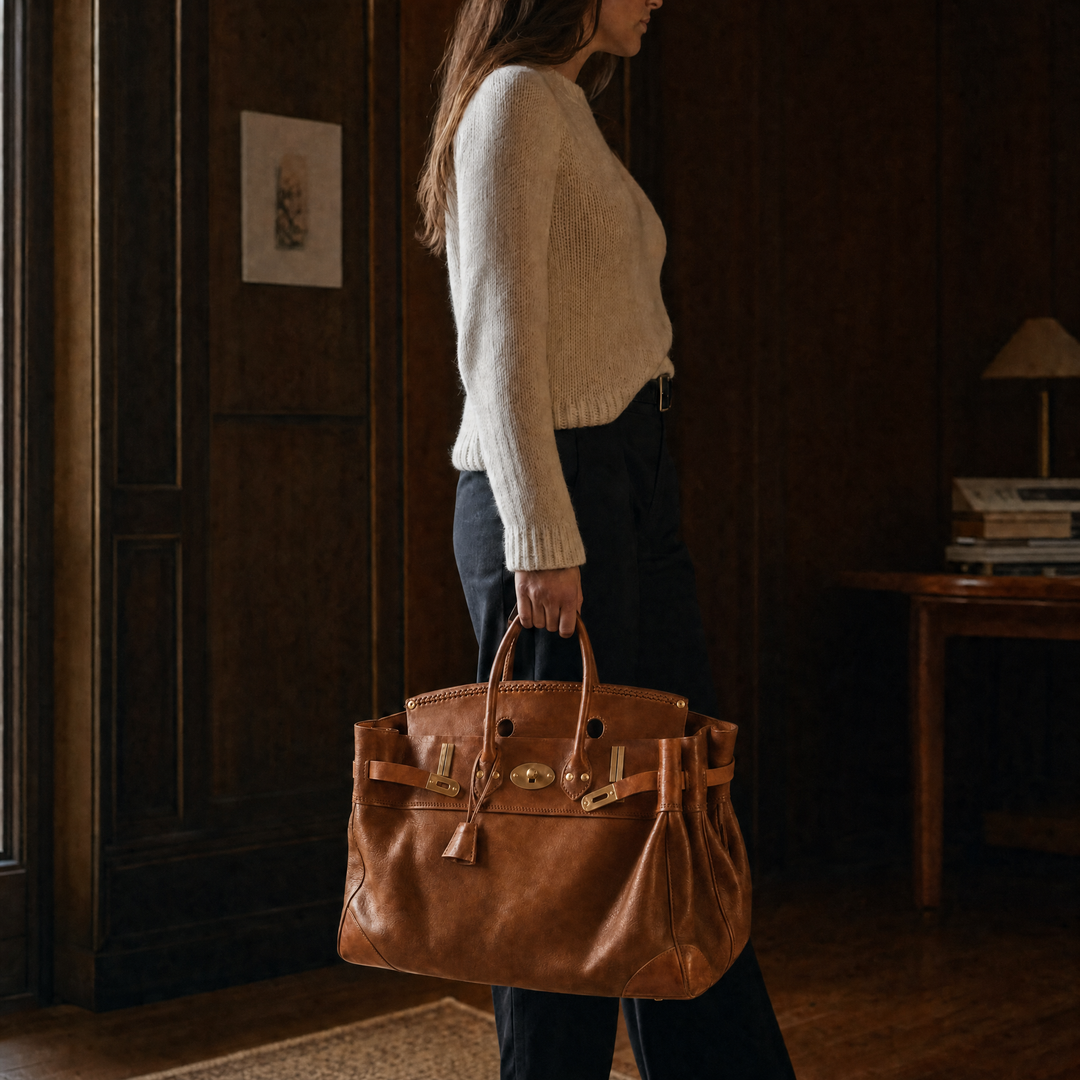 Women’s Structured Top Handle Handbag